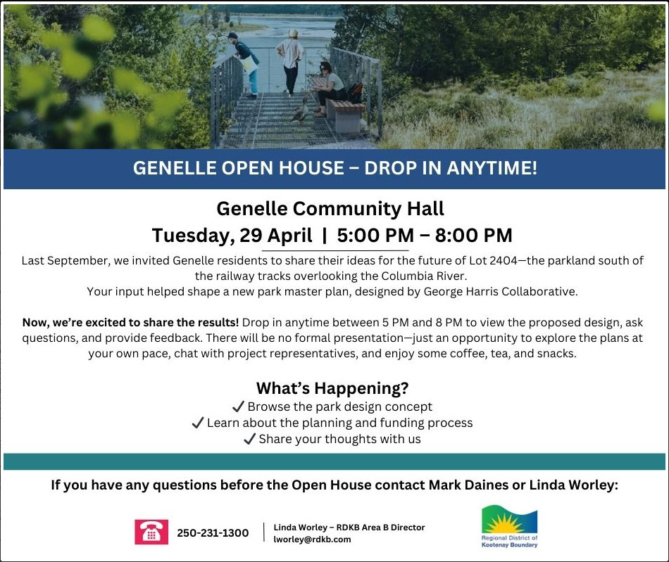 Genelle Open House 09-04-2025