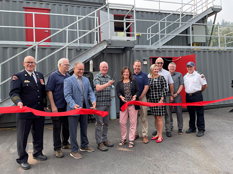 new KBRFR fire training centre