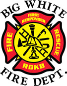 Big White Fire Department logo