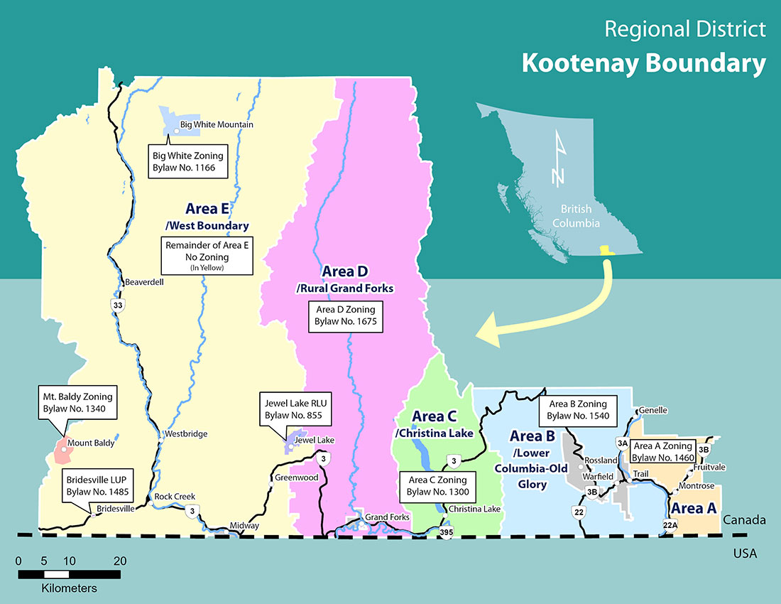 RDKB All Areas Map Zoning RDKB All Areas Map Zoning