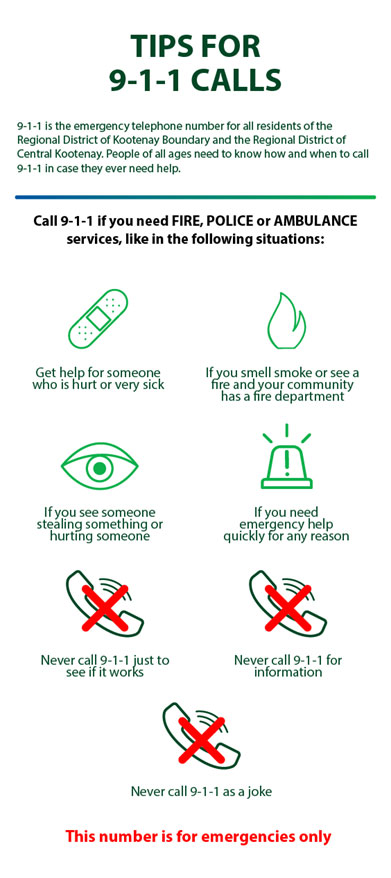 tips for 911 calls